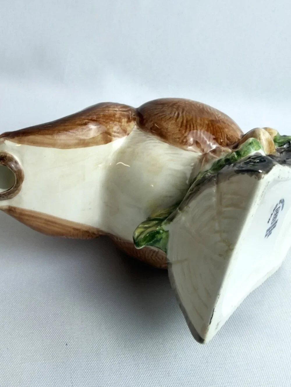 Takahashi Hand Painted Squirrel Teapot Japan Vintage Figural Woodland Ceramic